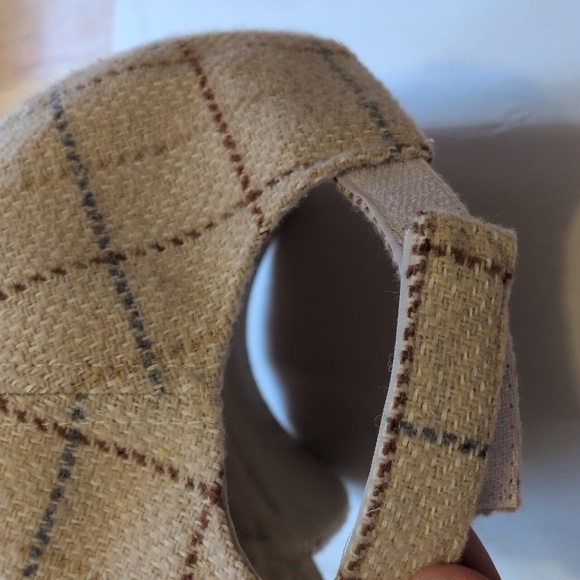 Anthropologie Beige Plaid "Tweed" Baseball Cap - Picture 3 of 10